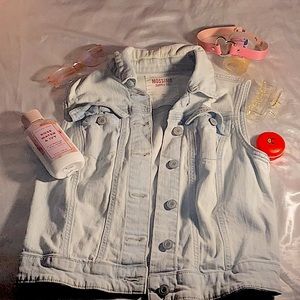 Jeans jacket vest